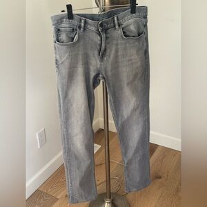 Banana Republic traveler denim 32 x 32 tailored will say 32 x 34 Gray Jeans